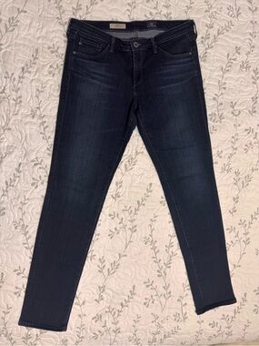 AG Adriano Goldschmmied Dark Indigo Skinny Jeans